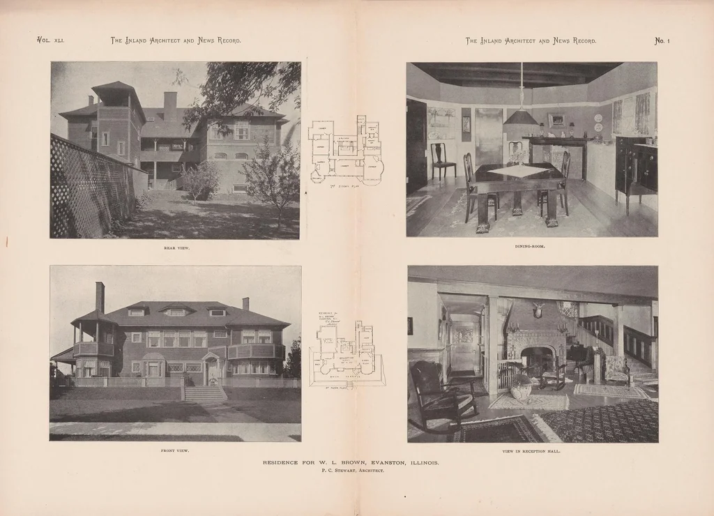 An illustration from The Inland architect and news record, 1887, leaf 25