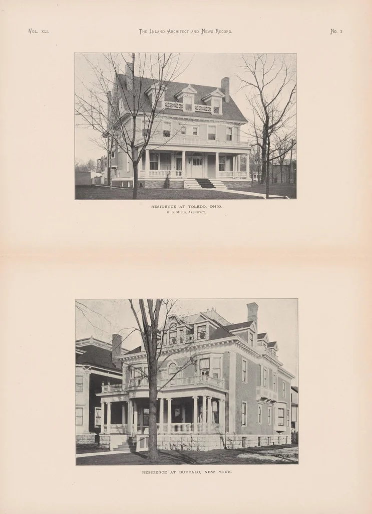 An illustration from The Inland architect and news record, 1887, leaf 17