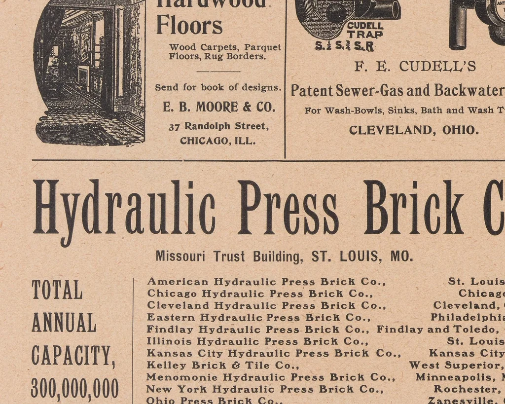 An illustration from The Inland architect and news record, 1887, leaf 6