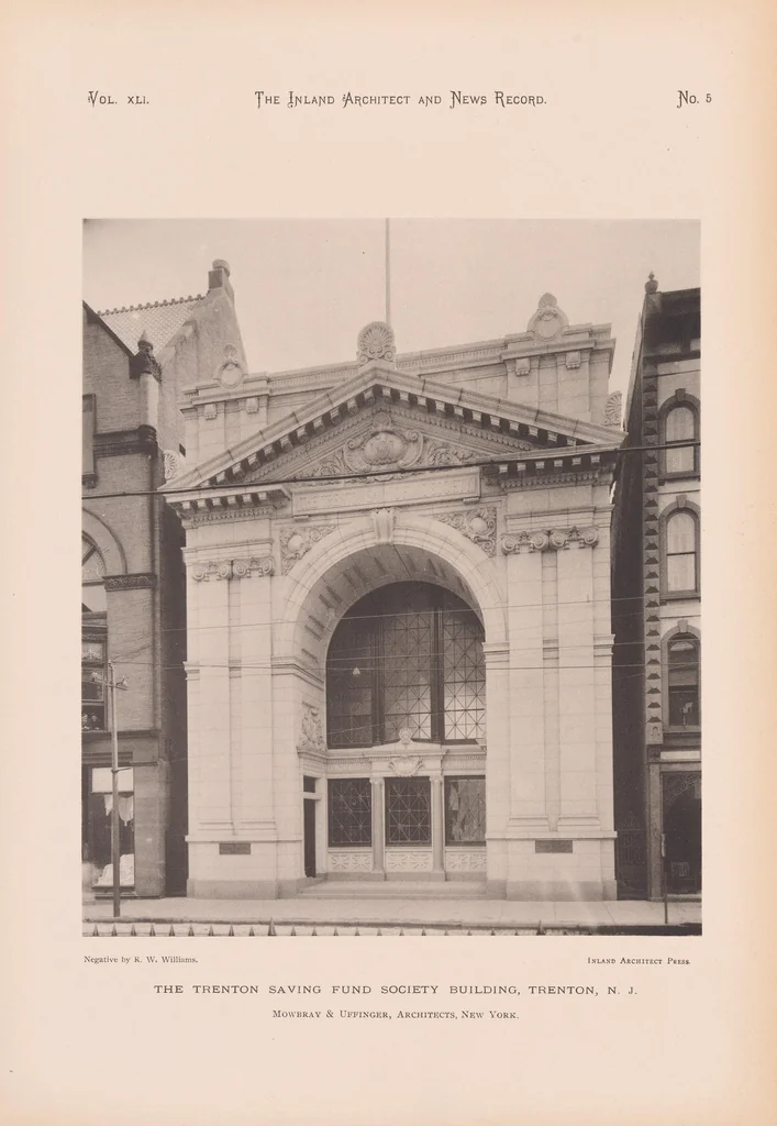 An illustration from The Inland architect and news record, 1887, leaf 31