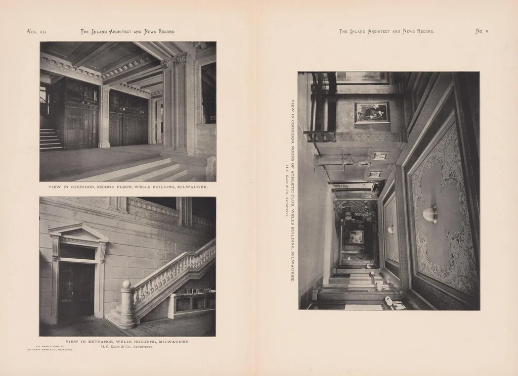 An illustration from The Inland architect and news record, 1887, leaf 19