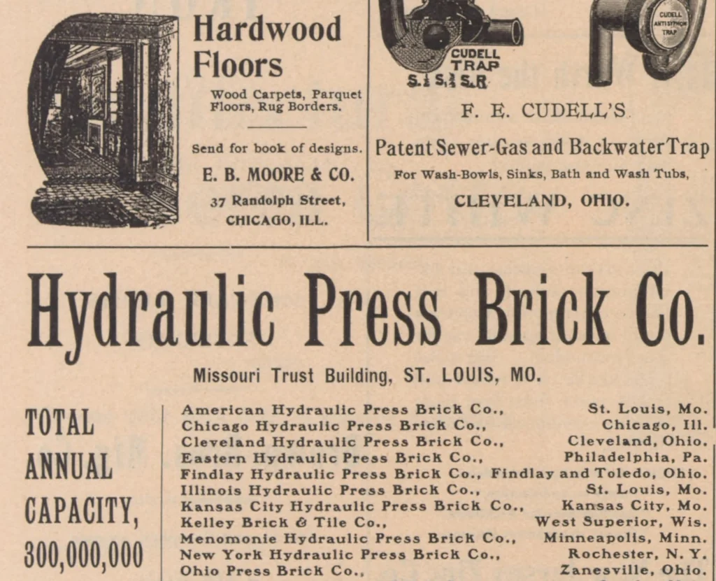 An illustration from The Inland architect and news record, 1887, leaf 6