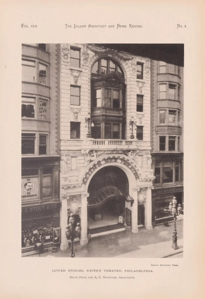 An illustration from The Inland architect and news record, 1887, leaf 37