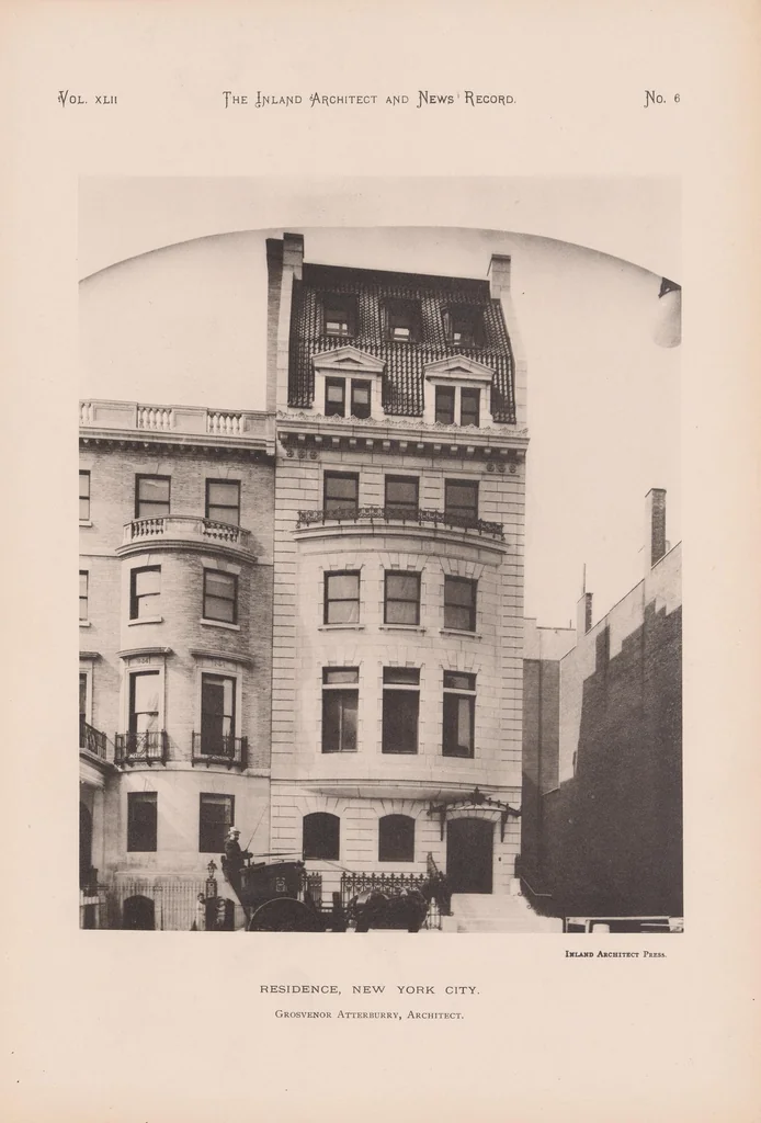 An illustration from The Inland architect and news record, 1887, leaf 39