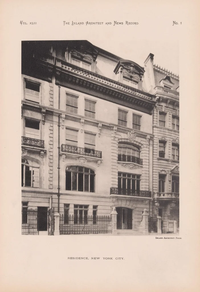 An illustration from The Inland architect and news record, 1887, leaf 39