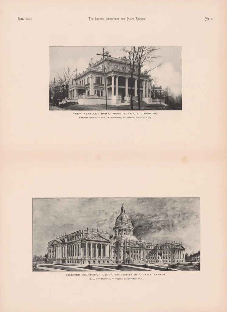 An illustration from The Inland architect and news record, 1887, leaf 15