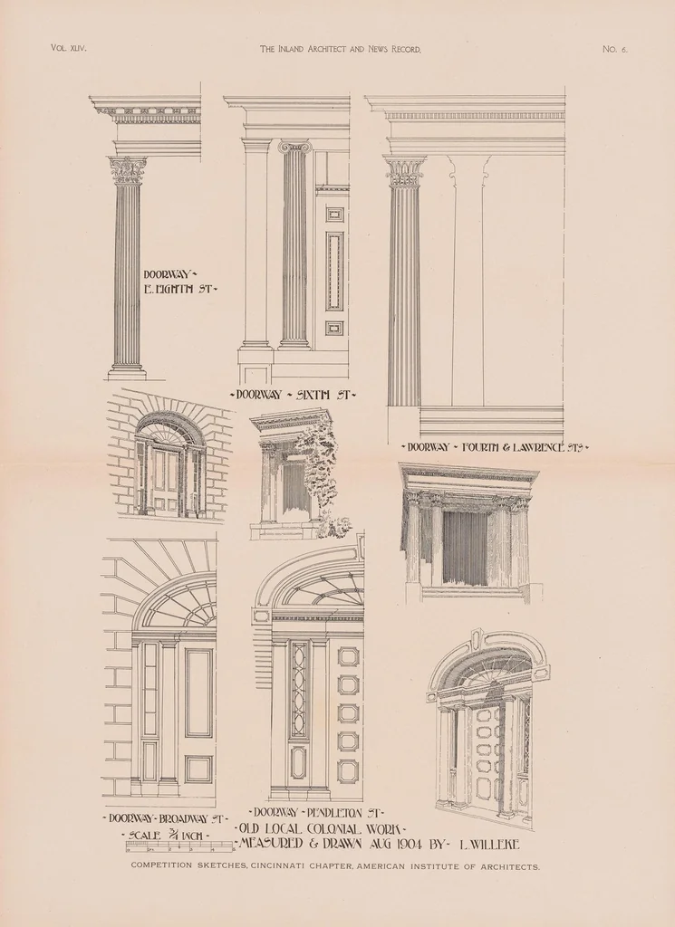 An illustration from The Inland architect and news record, 1887, leaf 17