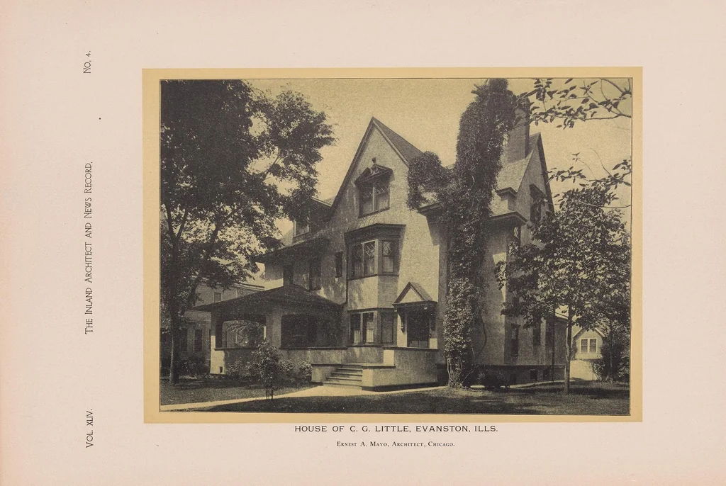 An illustration from The Inland architect and news record, 1887, leaf 19