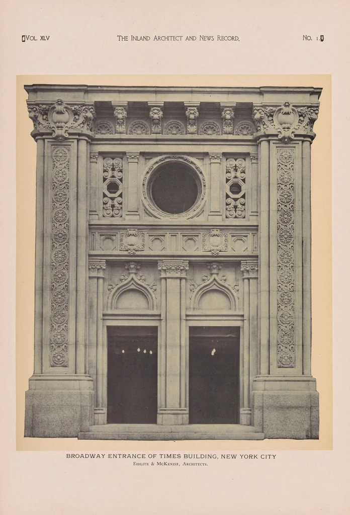 An illustration from The Inland architect and news record, 1887, leaf 29