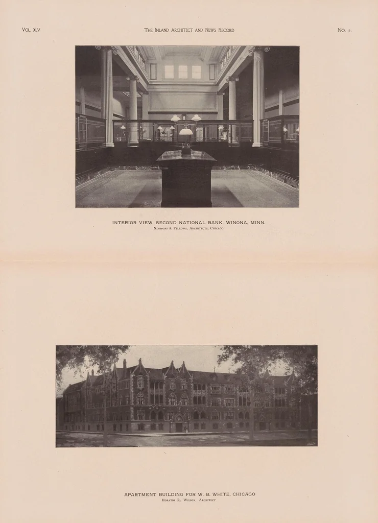 An illustration from The Inland architect and news record, 1887, leaf 15