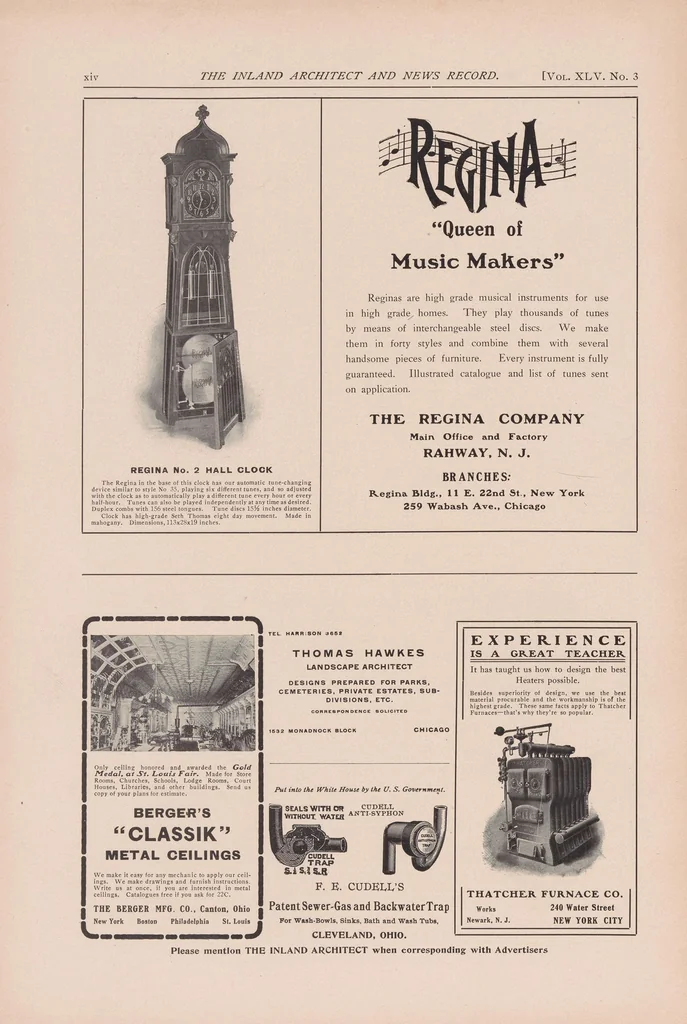 An illustration from The Inland architect and news record, 1887, leaf 34