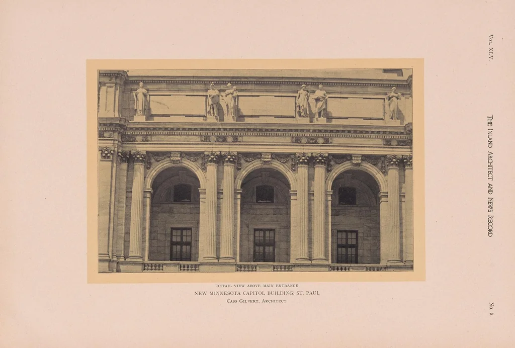 An illustration from The Inland architect and news record, 1887, leaf 33