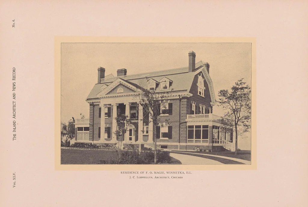 An illustration from The Inland architect and news record, 1887, leaf 39