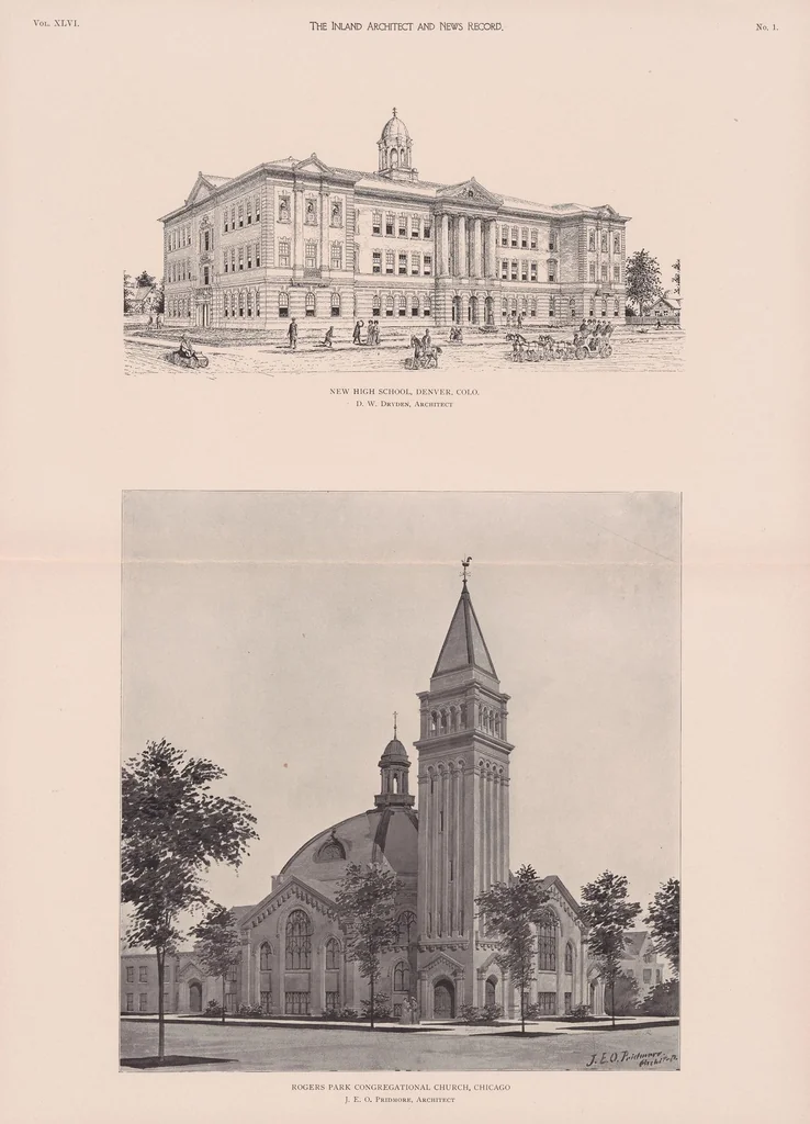 An illustration from The Inland architect and news record, 1887, leaf 21