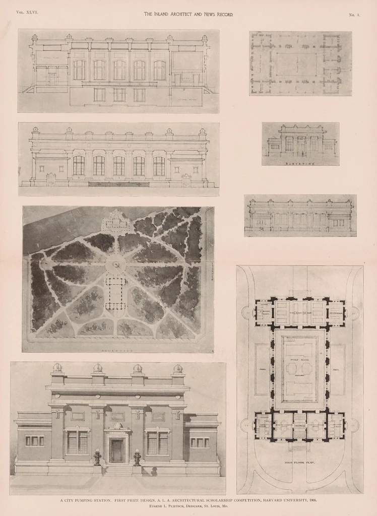 An illustration from The Inland architect and news record, 1887, leaf 23
