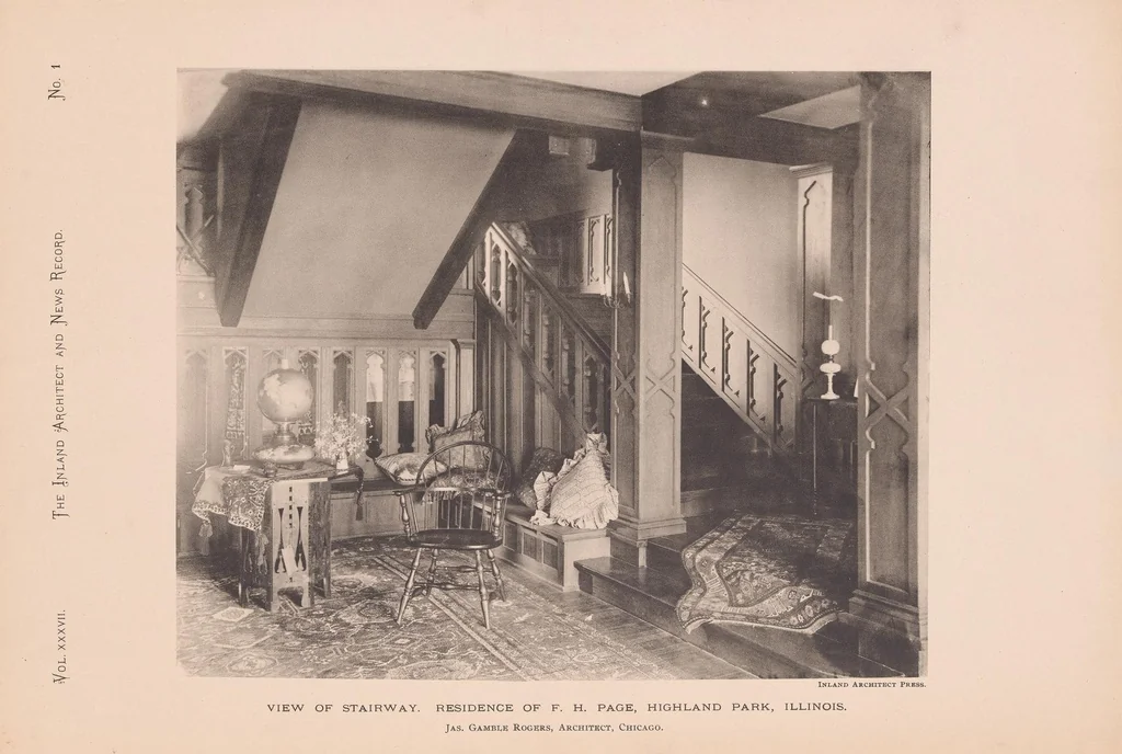 An illustration from The Inland architect and news record, 1887, leaf 43