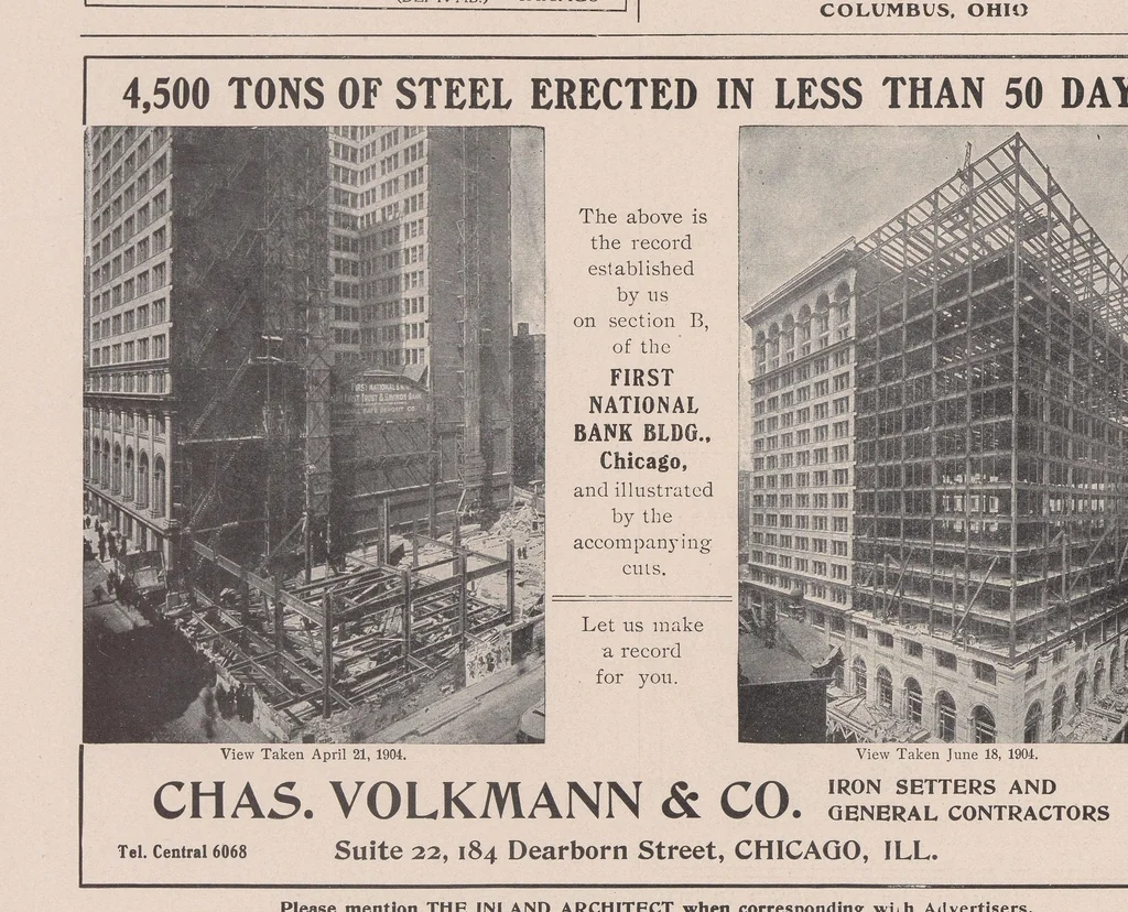 An illustration from The Inland architect and news record, 1887, leaf 54