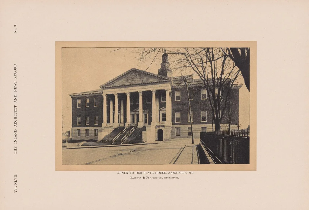 An illustration from The Inland architect and news record, 1887, leaf 43
