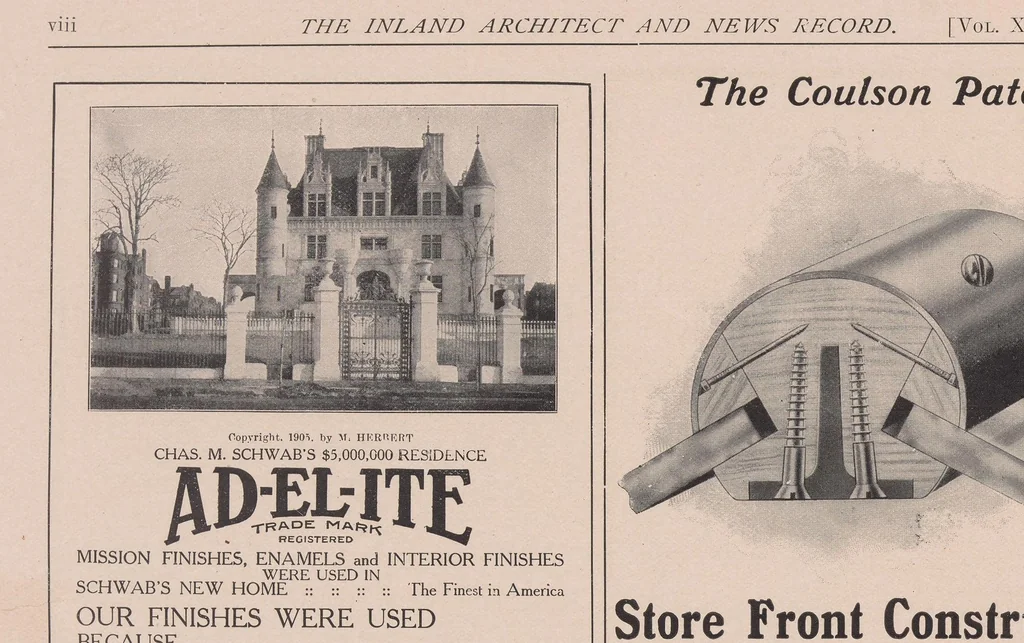 An illustration from The Inland architect and news record, 1887, leaf 8