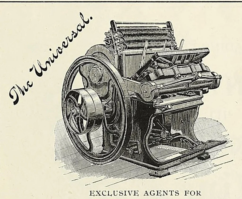 An illustration from The Inland printer, 1883, leaf 51