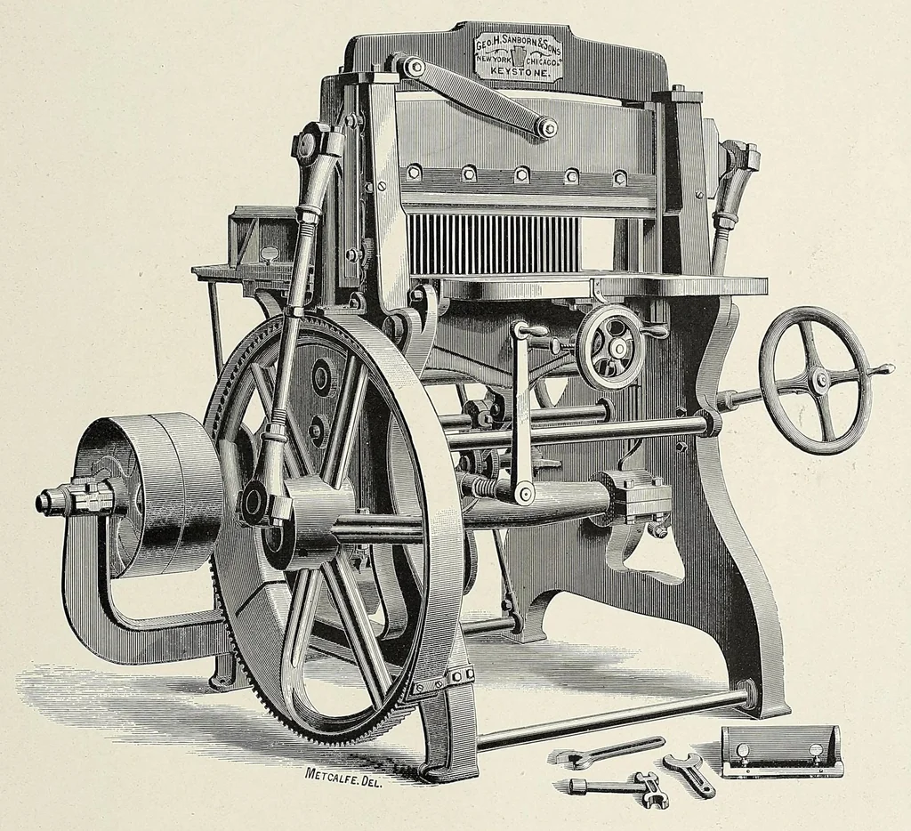 An illustration from The Inland printer, 1883, leaf 981