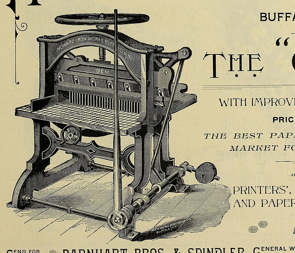 An illustration from The Inland printer, 1883, leaf 629