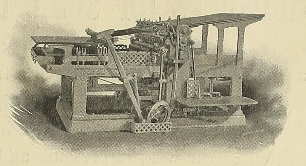 An illustration from The Inland printer, 1883, leaf 1