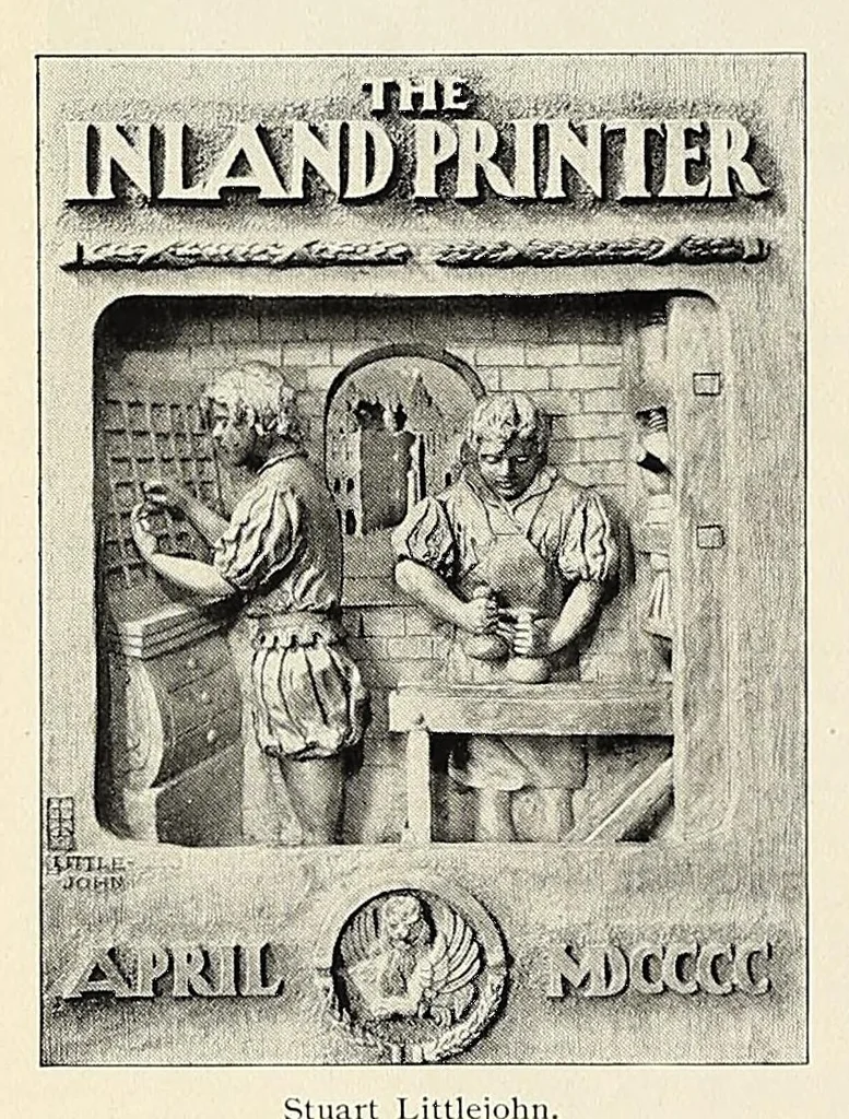 An illustration from The Inland printer, 1883, leaf 476