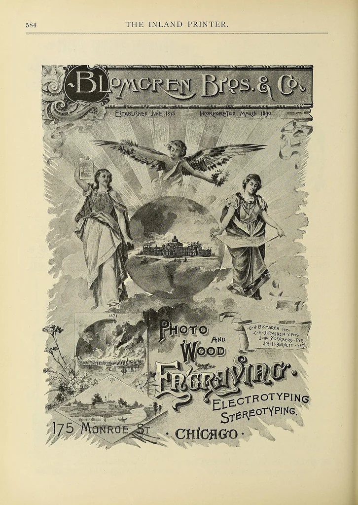 An illustration from The Inland printer, 1883, leaf 618