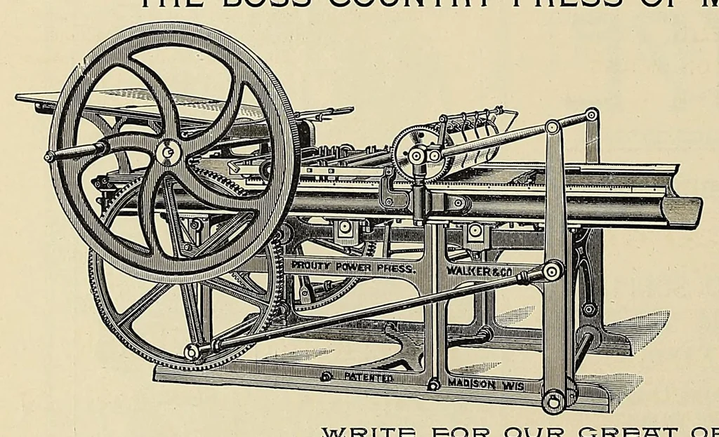 An illustration from The Inland printer, 1883, leaf 682