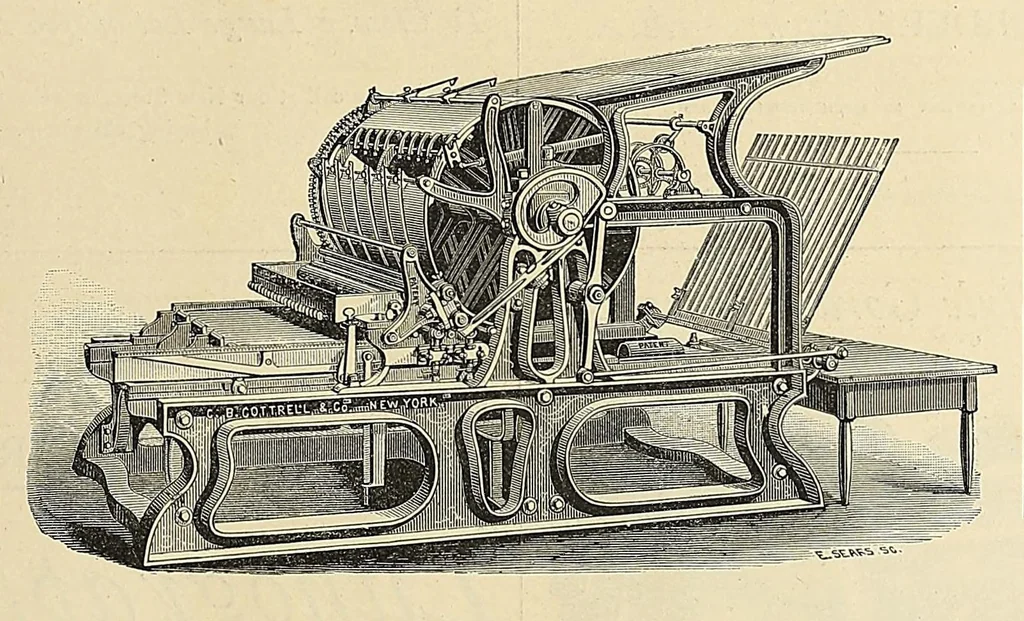An illustration from The Inland printer, 1883, leaf 127