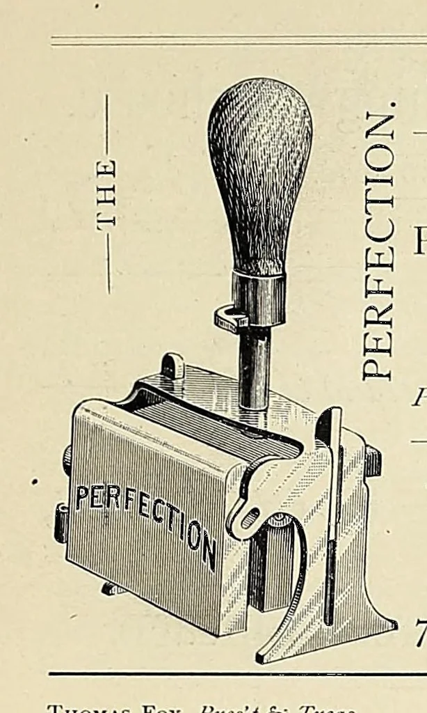 An illustration from The Inland printer, 1883, leaf 185