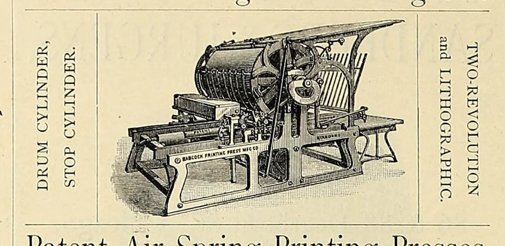 An illustration from The Inland printer, 1883, leaf 52