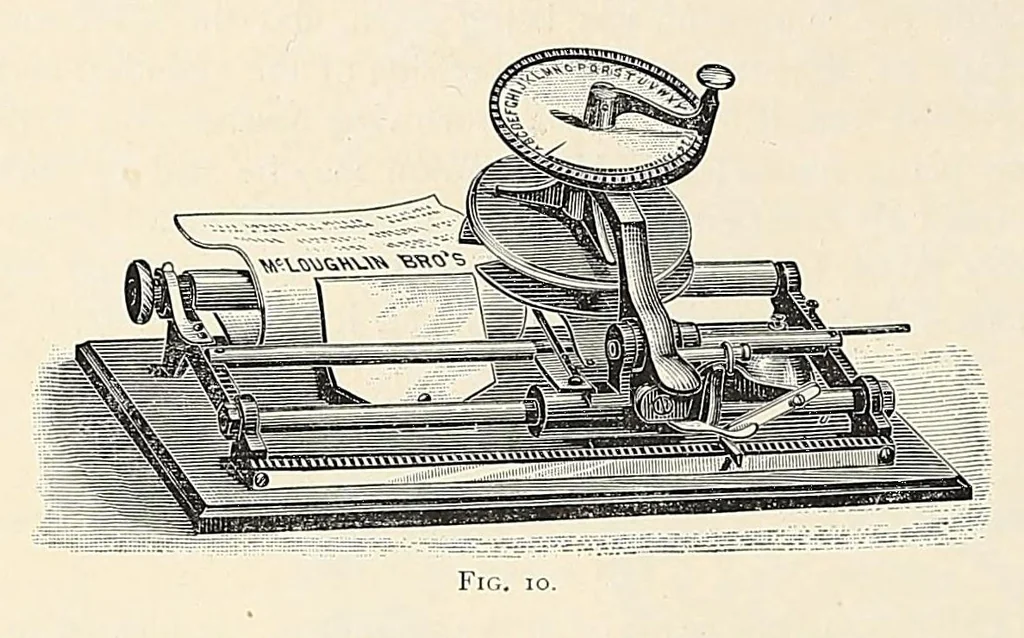 An illustration from The Inland printer, 1883, leaf 460
