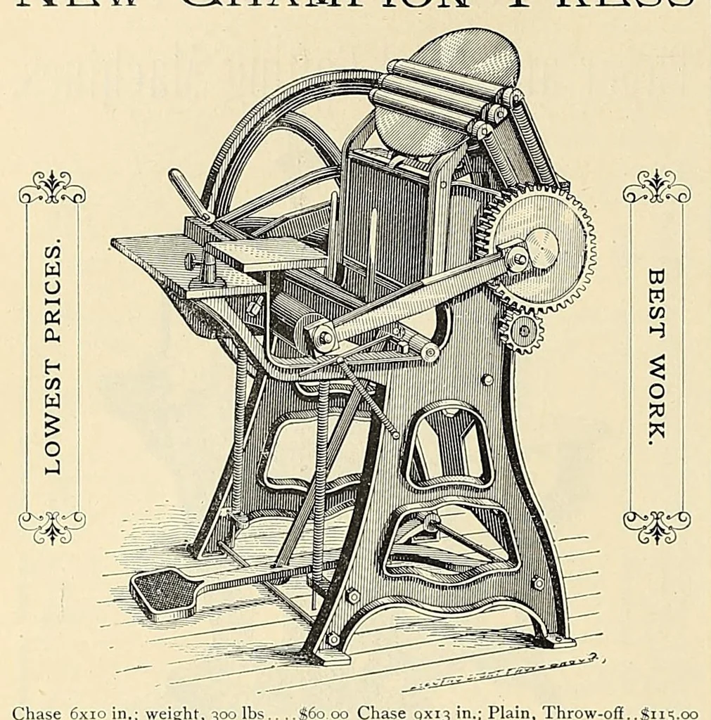 An illustration from The Inland printer, 1883, leaf 142