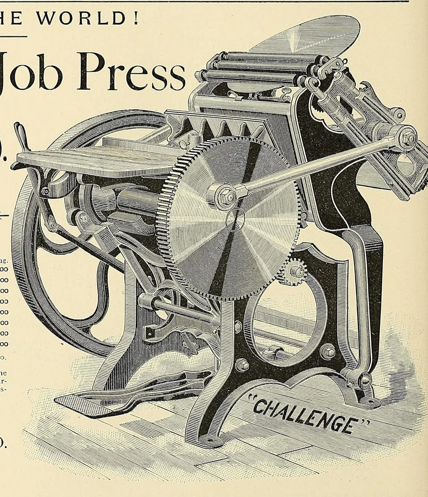 An illustration from The Inland printer, 1883, leaf 340