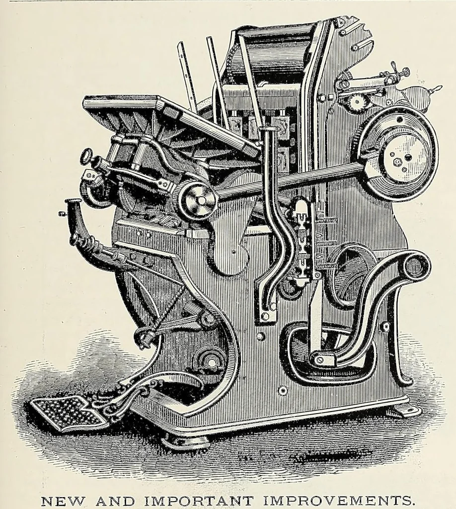 An illustration from The Inland printer, 1883, leaf 45