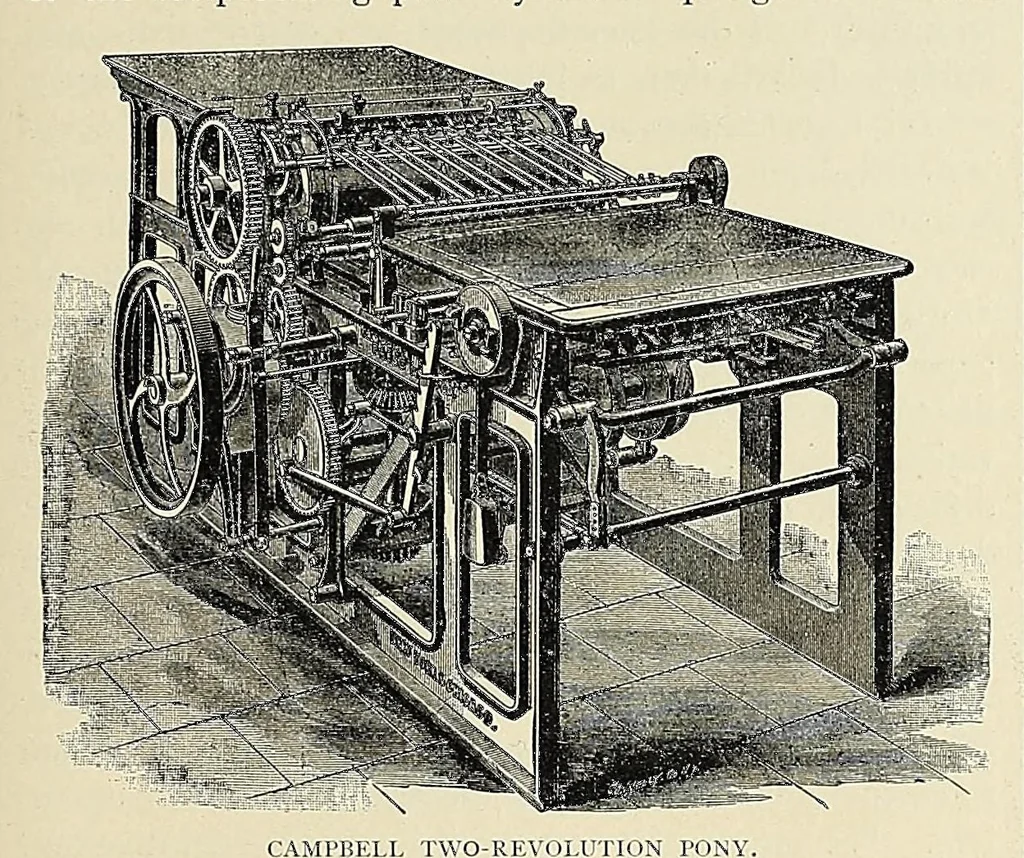An illustration from The Inland printer, 1883, leaf 591