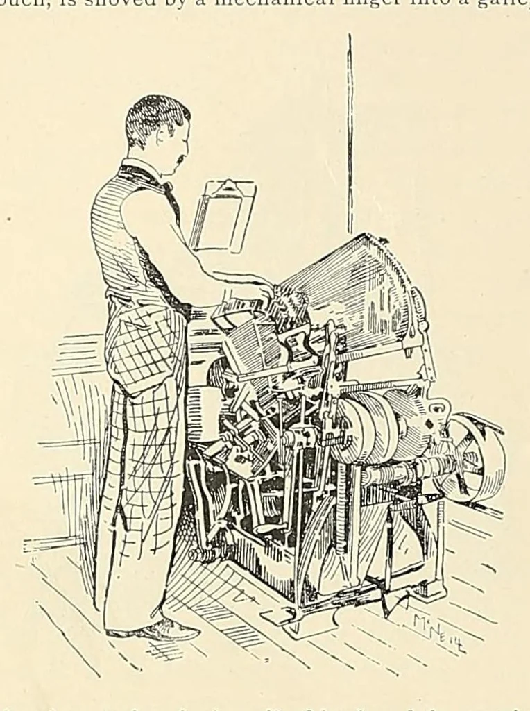 An illustration from The Inland printer, 1883, leaf 186