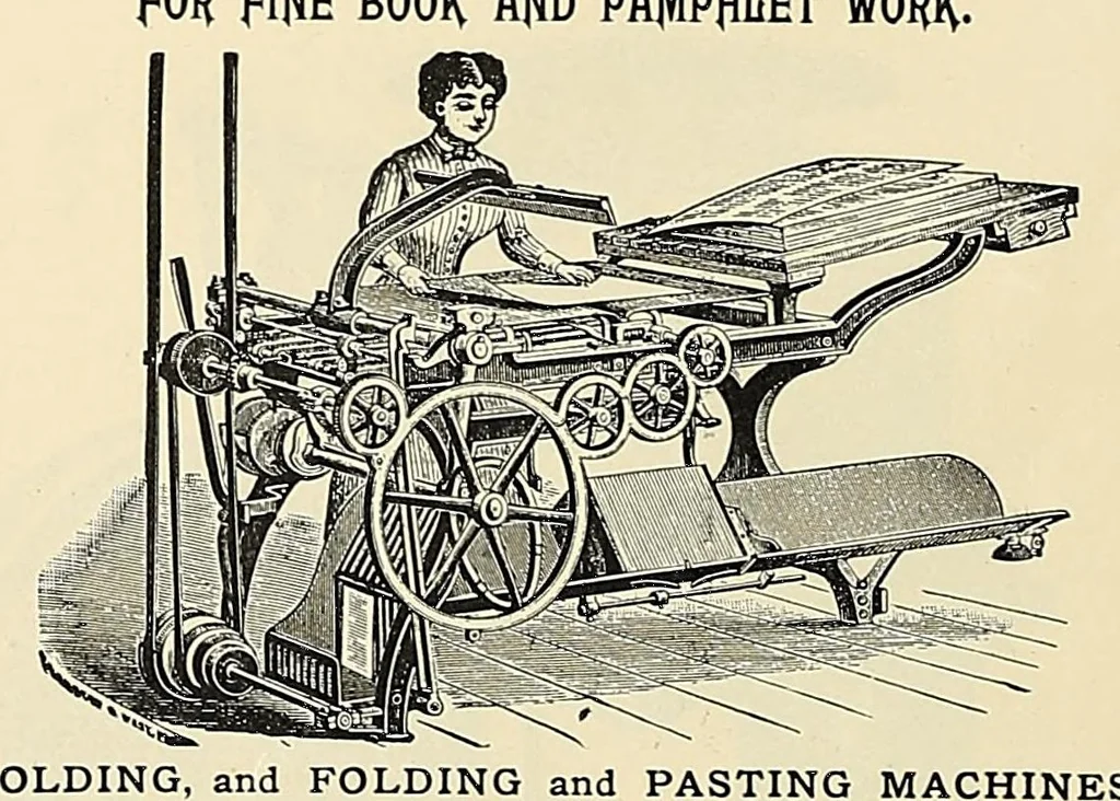 An illustration from The Inland printer, 1883, leaf 40