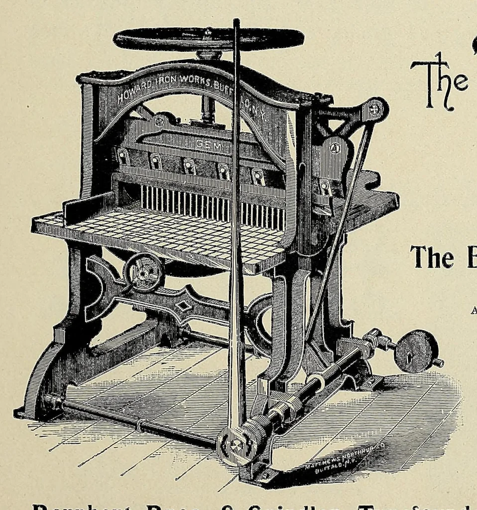 An illustration from The Inland printer, 1883, leaf 289