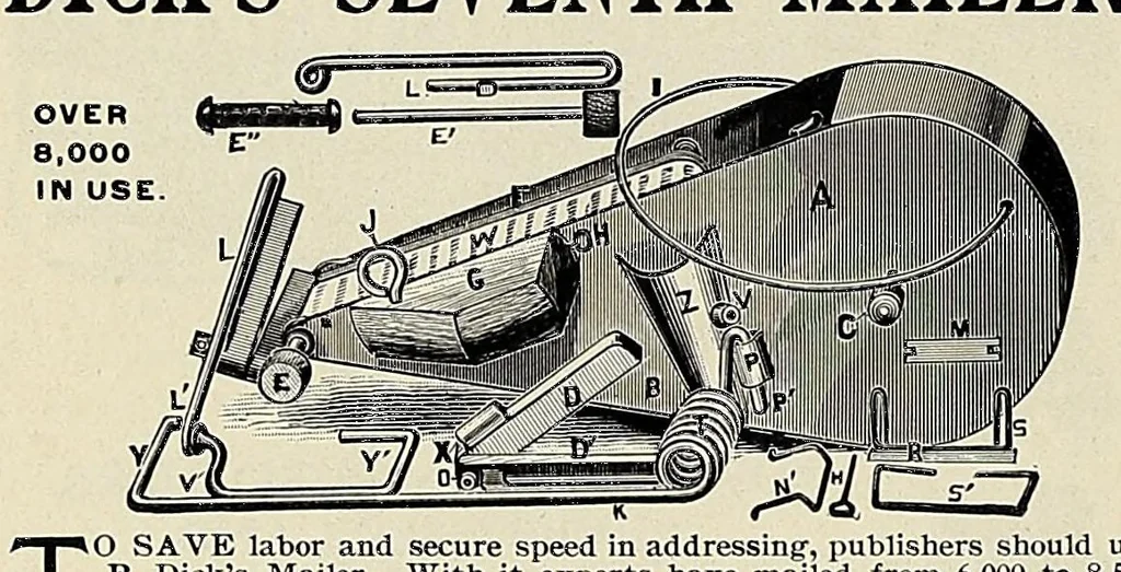 An illustration from The Inland printer, 1883, leaf 662