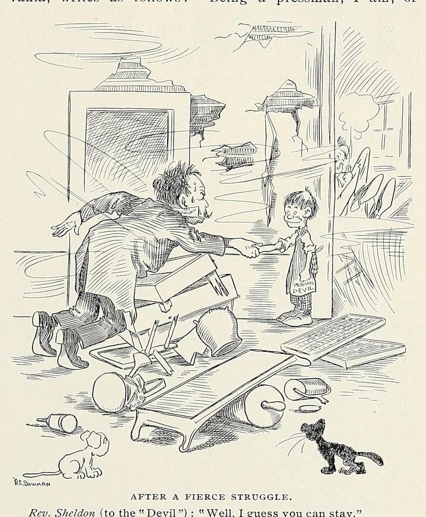 An illustration from The Inland printer, 1883, leaf 87