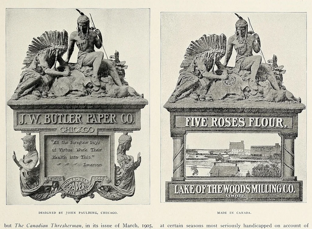 An illustration from The Inland printer, 1883, leaf 885