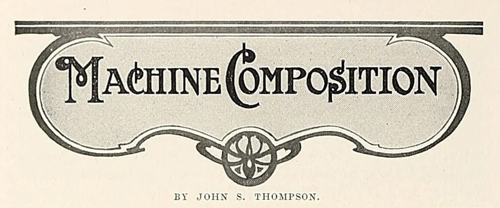 An illustration from The Inland printer, 1883, leaf 610