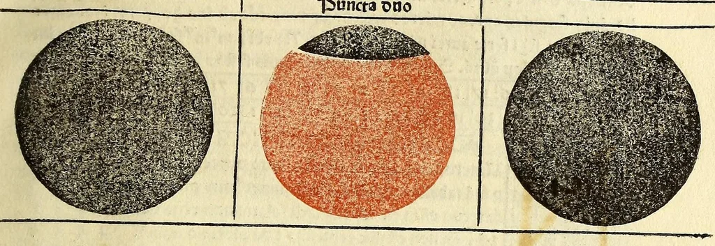 An illustration from In laudem operis kalendarij. s. huius Johanne de Monte Regio editi Germano[rum] decoris nostrae aetatis astronomoru[m] principis Jacobi Sontini Ricinensis Carmina, leaf 45