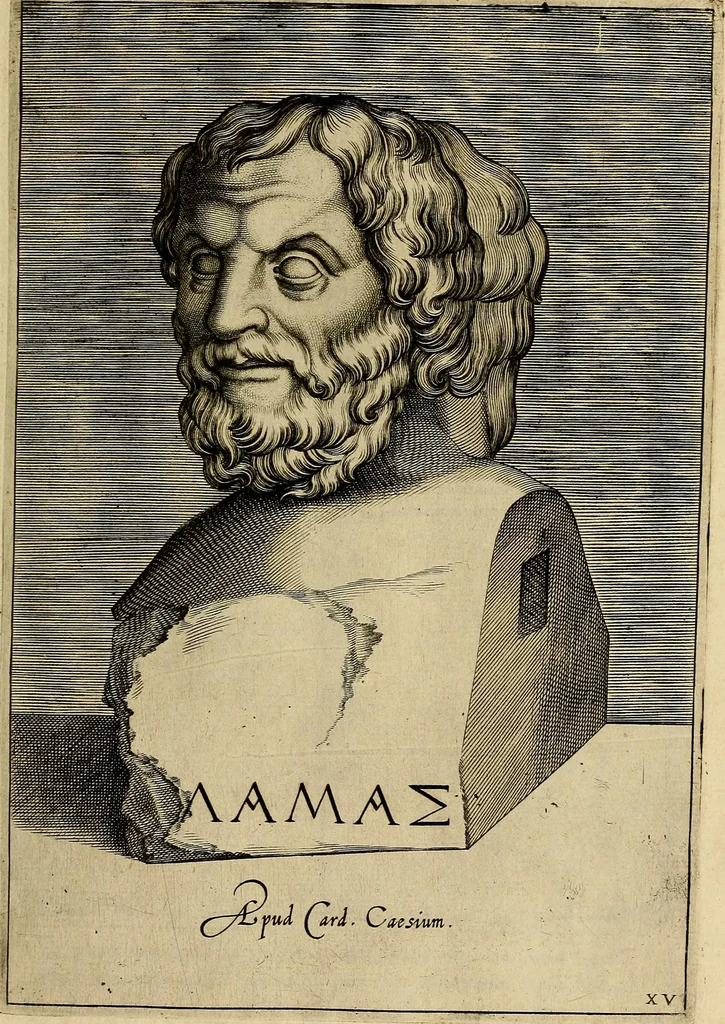 An illustration from Inlvstrivm viror vt extant in vrbe expressi vvltvs, 1569, leaf 42