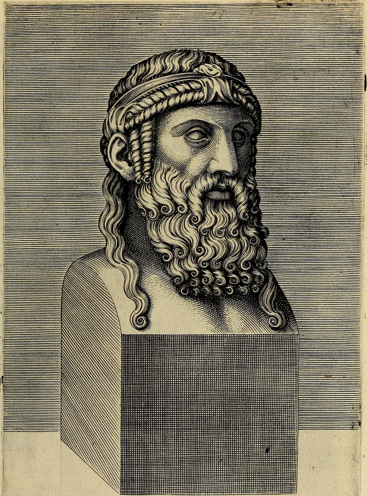 An illustration from Inlvstrivm viror vt extant in vrbe expressi vvltvs, 1569, leaf 52