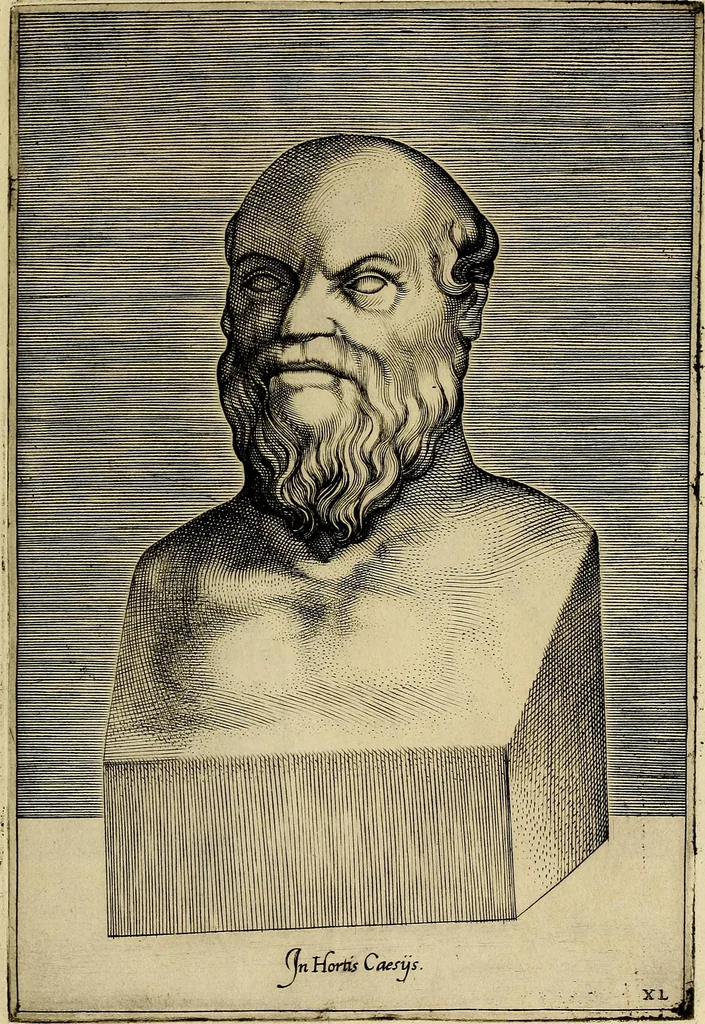 An illustration from Inlvstrivm viror vt extant in vrbe expressi vvltvs, 1569, leaf 92