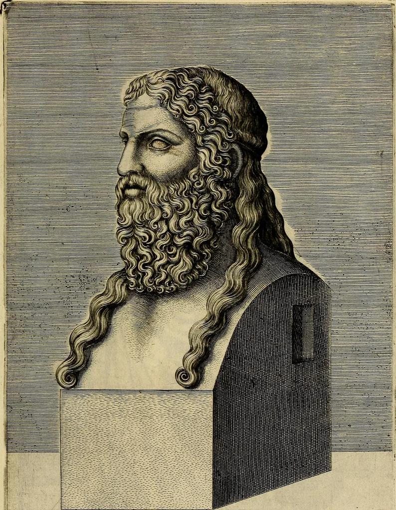 An illustration from Inlvstrivm viror vt extant in vrbe expressi vvltvs, 1569, leaf 96